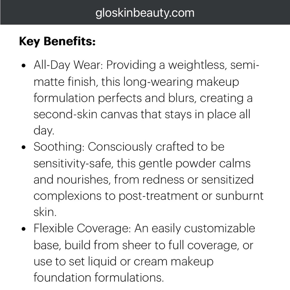 Pressed Base Foundation Honey Light NIB Glo Skin Beauty - Picture 4 of 6